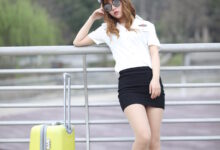 奈丝写真 NO.081 天桥上的制服girl–高高 [36P+260M]-套图岛