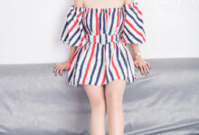 [SSA丝社]超清写真 NO.048 兰兰 沙发上的条纹裙[122P-1.75GB]-套图岛