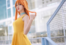 南桃Momoko NO.13 明日香黄裙 [12P-110MB]-套图岛