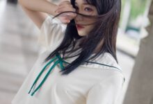 南桃Momoko NO.38 绿jk [14P-27MB]-套图岛