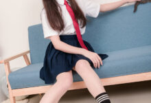 [SSA丝社]超清写真 No.141 丹丹JK制服黑色半膝袜肉丝 [133P-2.09GB]-套图岛