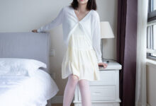 [BoBoSocks袜啵啵]NO.005 小甜豆-帆布鞋、薄白丝[133P+1V／3.12GB]-套图岛