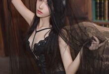 南桃Momoko - 黑内衣福利向 [18P-54.6MB]-套图岛