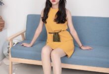 [SSA丝社]超清写真 NO.165 小凉 黄色连衣裙肉丝首秀[99P-1.38GB]-套图岛