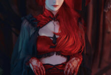 南桃Momoko - NO.82 红女巫 [19P-162MB]-套图岛