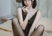 许岚LAN - NO.06 黑色蕾丝睡衣 [40P-585MB]-套图岛