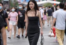 都市丽人漂亮的黑色吊带连体包臀长裙美女【55P-1.83G】-套图岛