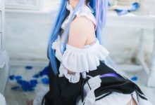 桜桃喵 - NO.130 长发蕾姆01 [45P-685MB]-套图岛