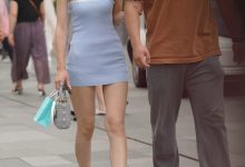 都市丽人一字抹胸装包臀裙美女【132P+1V-2.12G】-套图岛