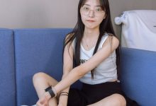 [BoBoSocks袜啵啵]NO.127 稚予-麦昆板鞋、两双自然穿旧棉袜、裸足 [139P+1V／5.64GB]-套图岛