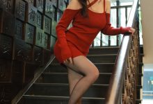 [IESS异思趣向] 2022.05.22 丝享家1095：秋秋《深V红裙》[85P／143MB]-套图岛