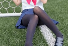 喵写真 VOL.009 球场上的黑丝校服 [75P-854MB]-套图岛