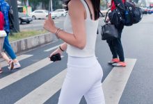 精选街拍作品 NO.0041 白色紧身裤美女原图[263P／315MB]-套图岛