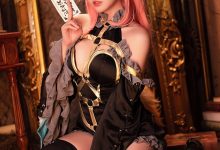 瓜希酱 - NO.51 玉藻前 漆黑魔术服 [20P-133MB]-套图岛