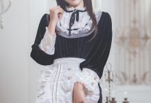 Neko-薇薇 - NO.06 黑色丝绒女仆 [40P-102MB]-套图岛