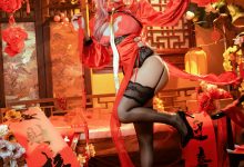 七七娜娜子 - 布莱默顿新春旗袍 [108P+1V-770MB]-套图岛