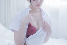 你十七鸽 - NO.03 白色护士 [110P+1V-535MB]-套图岛