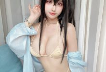 rioko凉凉子(肉扣热热子) – 大凤 海滨的白日美梦 【24P-312MB】-套图岛