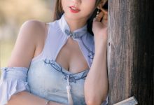 kyokyo沉迷汉堡王 - 蓝色旗袍 [24P-102MB]-套图岛