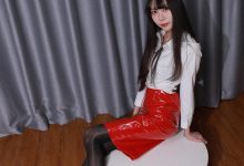 [IESS异思趣向] 2022.12.25 丝享家 1309 团团《红色姓感漆皮》[89P-96.2M]-套图岛