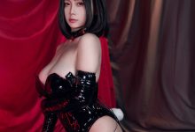 末夜787 - 黑色漆皮兔女郎 [44P+1V-829MB]-套图岛