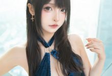 神楽坂真冬 -  蓝衣旗袍 [75P+2V-235MB]-套图岛