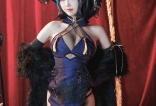 面饼仙儿 柴郡旗袍 [21P+1V-790MB]-套图岛