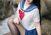 白烨 - 湿身JK[98P+2V-1.77G]-套图岛