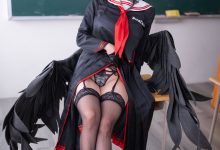 雨波_HaneAme-23年8月 蔚蓝档案 羽川莲实 [45P+2V-404MB]-套图岛