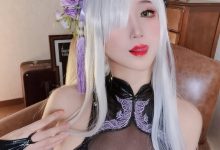 [三度_69] 紫色旗袍 [37P+3V-320M]-套图岛