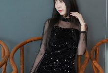 [IESS异思趣向] 2023.04.12 丝享家 1419 团团《亮片嘿丝裙》[83P-99.2M]-套图岛