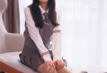 初夏女神 NO.021 沙沙 王心凌同款JK搭配JK小黑皮鞋[136P+1V／5.25GB]-套图岛