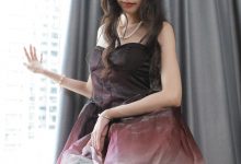 [IESS异思趣向] 2023.04.30 丝享家 1437 团团 《黑色吊带袜》[90P-110.4M]-套图岛