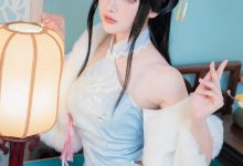 紫氯氯 - 能代 貅 旗袍 [18P-38MB]-套图岛