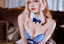 二佐Nisa –  海梦蓝色兔女郎[30P-653.1M]-套图岛