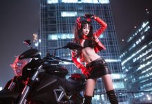 Sakiiii翎柒 - NO.10 机车凛 [9P-76MB]-套图岛