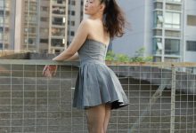 [IESS异思趣向] 2023.11.01 丝享家 1574 秋秋《灰色小礼裙》[78P-99.9M]-套图岛