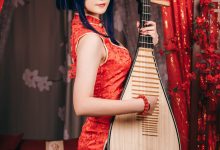 许枳 - NO.02 陈的红色旗袍 [26P-283MB]-套图岛