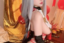 rioko凉凉子(肉扣热热子)视图 – 申鹤旗袍(40P+6V-1.48GB)-套图岛