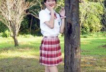 初夏女神 NO.100 安妮 草莓色JK[140P+1V／5.98GB]-套图岛