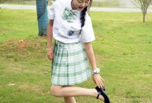 初夏女神 NO.101 双双 雪松JK套[140P+1V／5.53GB]-套图岛