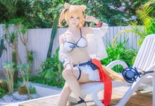 yui金鱼 NO.020 空泳装 [9P-250M]-套图岛