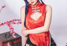 雪晴Astar-明日方舟-陈·旗袍[18P-55MB]-套图岛