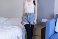 [BoBoSocks袜啵啵]NO.390 甜甜圈-板鞋、厚黑丝大腿袜、厚白丝大腿袜[148P+1V／6.19GB]-套图岛