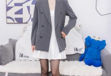 [BoBoSocks袜啵啵]NO.404 糯米-板鞋、黑丝、ol风[145P+1V／6.13GB]-套图岛