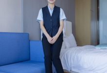 [BoBoSocks袜啵啵]NO.413 芝士-高跟鞋、白色吊带船袜、银行制服[145P+1V／5.76GB]-套图岛