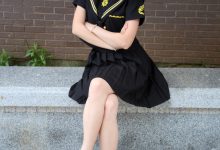 初夏女神 NO.216 双双 黑系水手服[100P+1V／3.45GB]-套图岛