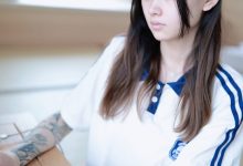 凡夫摄影 NO.0003 - 纹身美少女小恩原味棉袜裸足[208P+1V／2.39GB]-套图岛