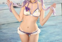 ZinieQ – NO.125 Keqing Swimsuit[15P-440M]-套图岛