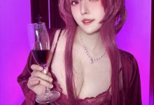 Natsuko夏夏子 –  崩坏：星穹铁道 卡芙卡睡衣[34P-6V-377.2M]-套图岛